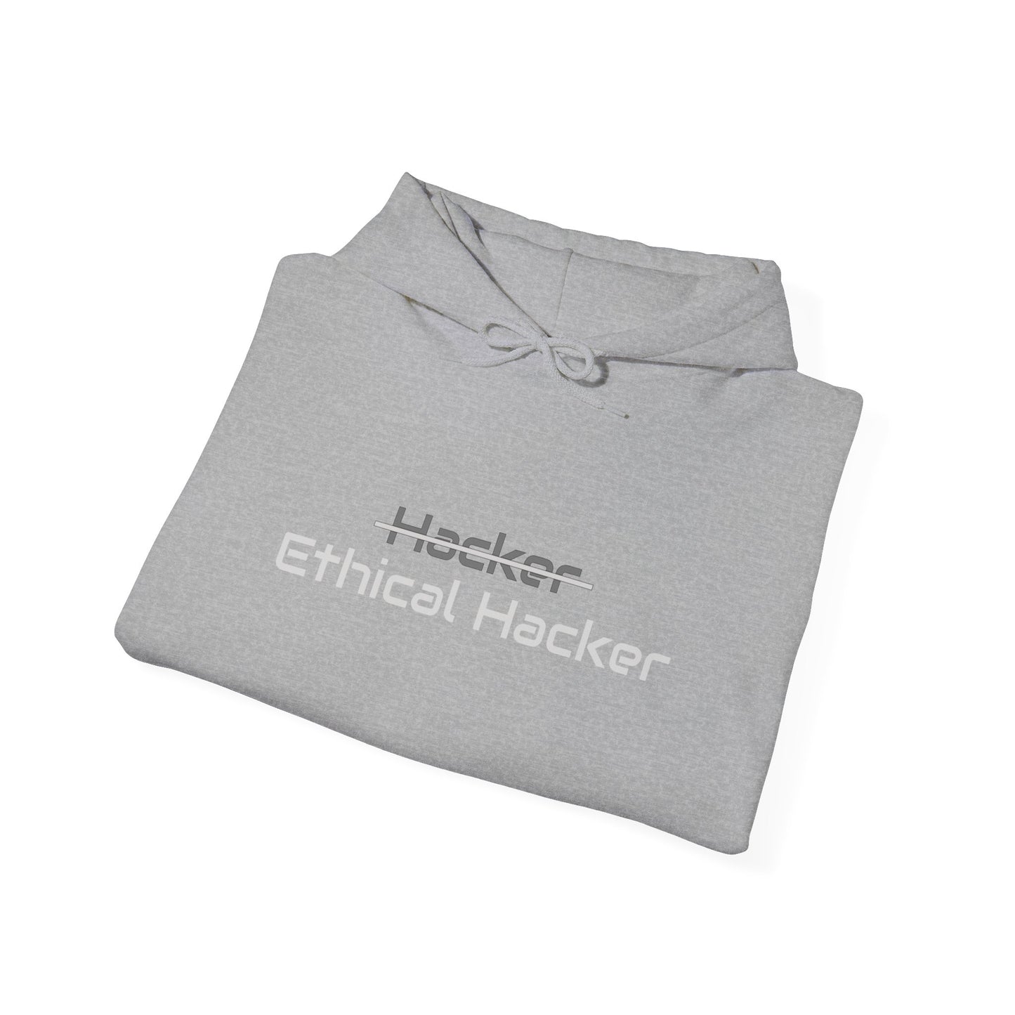 Ethical Hacker Hoodie - Unisex Heavy Blend™ Hooded Sweatshirt (Black & White) edition