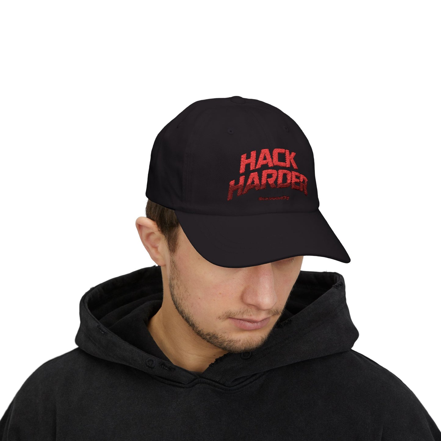 Classic Hacker Cap - Hack Harder Cap for Hackers and Pentesters